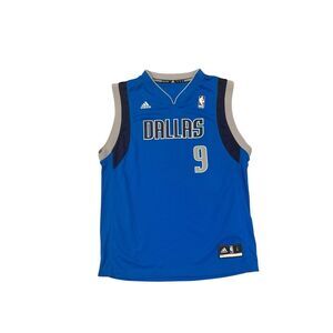 Dallas Mavericks Jersey Rondo #9 NBA Basketball Jersey Adidas Youth Size L